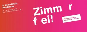 Banner 5. Leerstandskonferenz