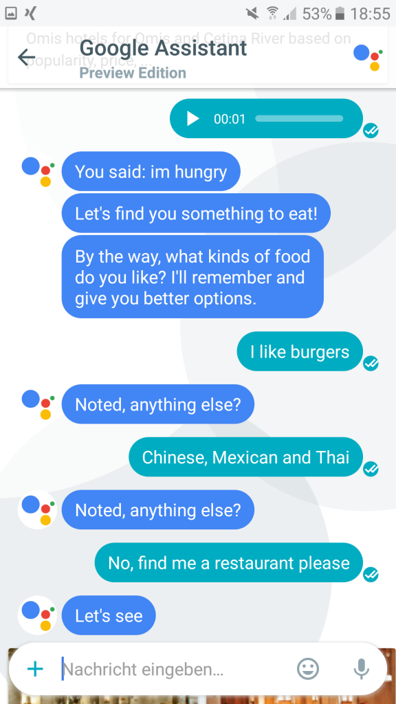 Google Allo Diskussion