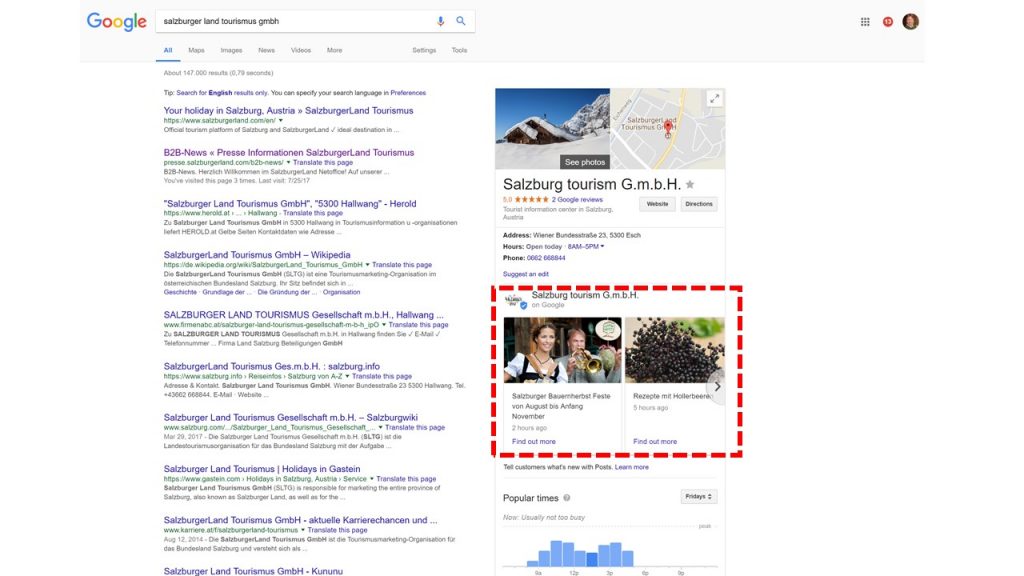 Google My Business Artikel